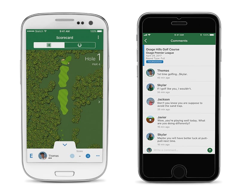 Compatible with the Garmin Golf&trade; App